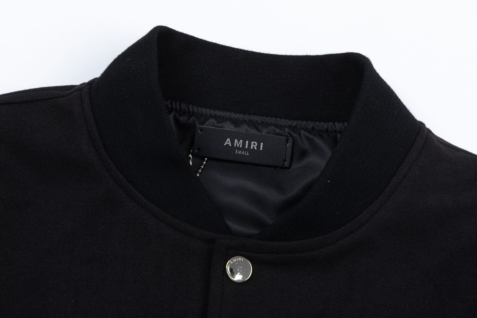 AMRl Staggered Logo Varsity Jacket