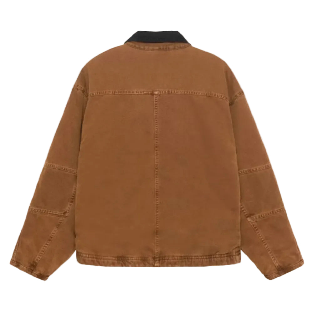 Stussy Washed Canvas Shop Jacket  Bronze