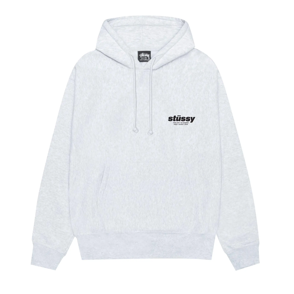 Stussy Rollers Hoodie Ash Heather