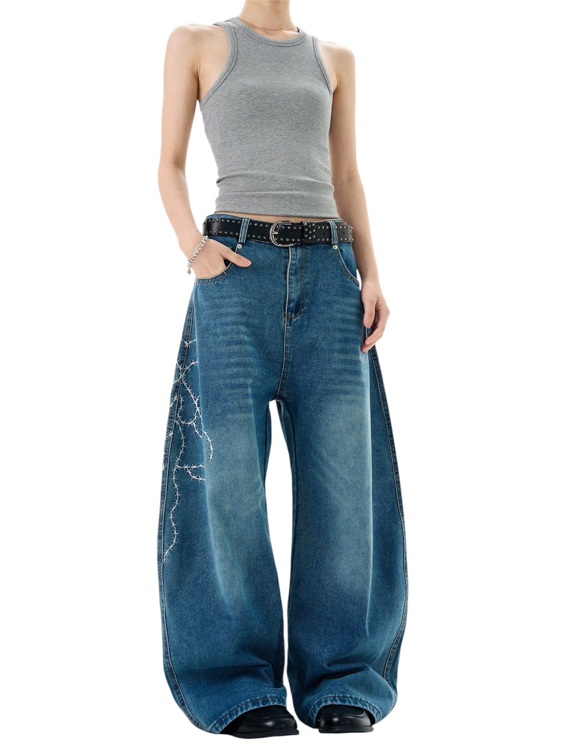 1074 BARBED JEANS