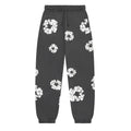 Denim Tears Rhinestone Cotton Wreath Sweatpants Vintage Black