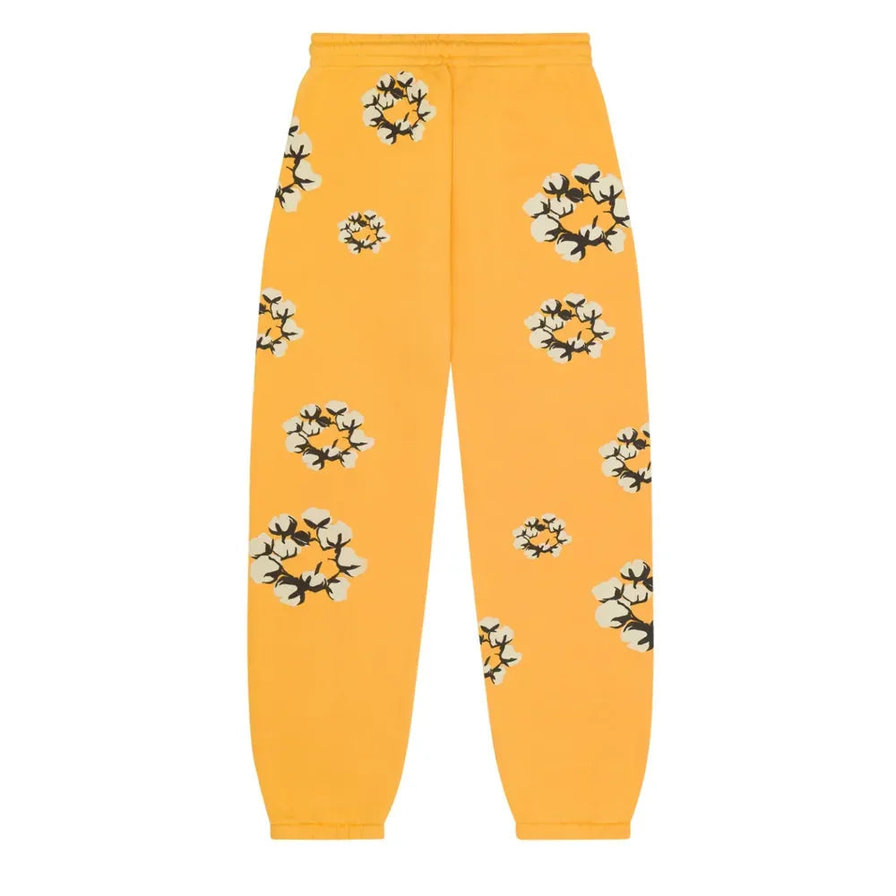 Denim Tears xCPFM Cactus Tears Wreath Sweatpants Yellow
