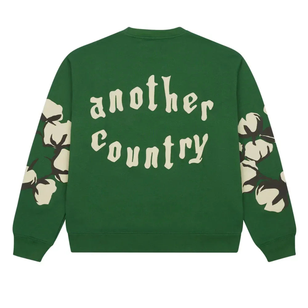 Denim Tears xCPFM Cactus Tears Crewneck Green