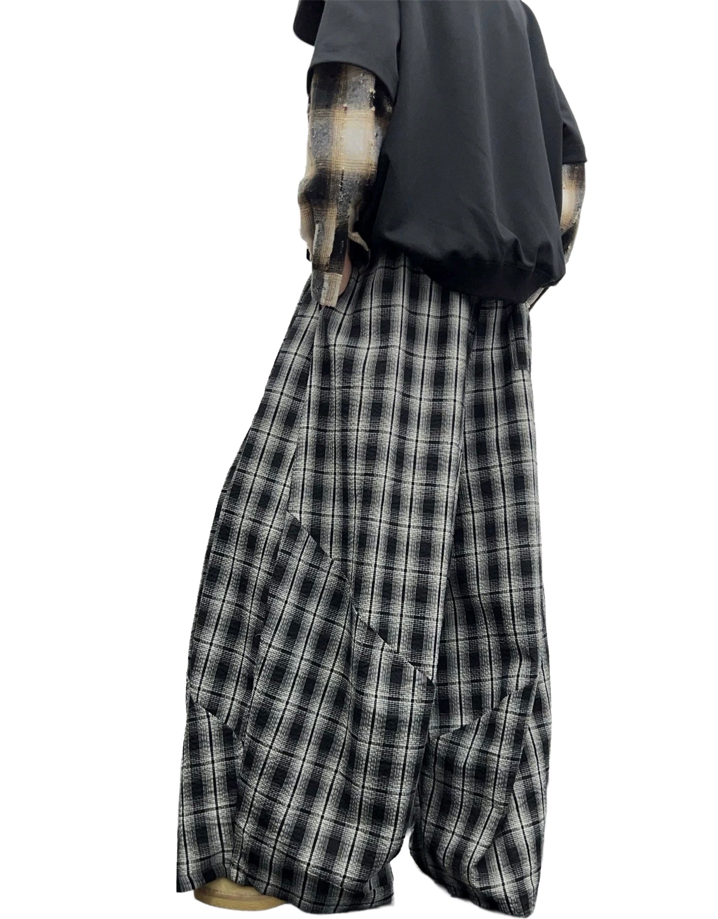 1099 PLAID SWEATS