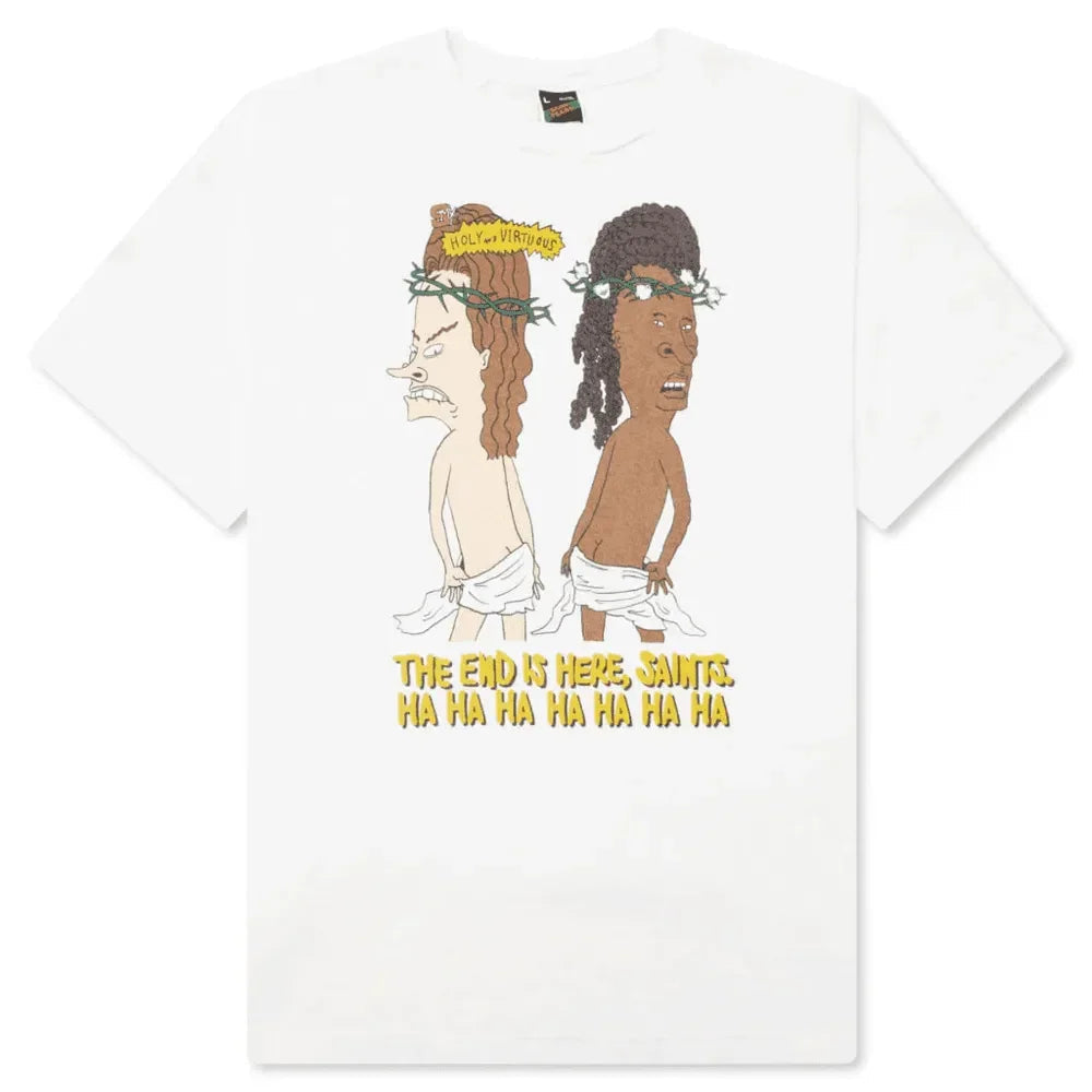 Saint Michael Holy and Virtuous T-Shirt White