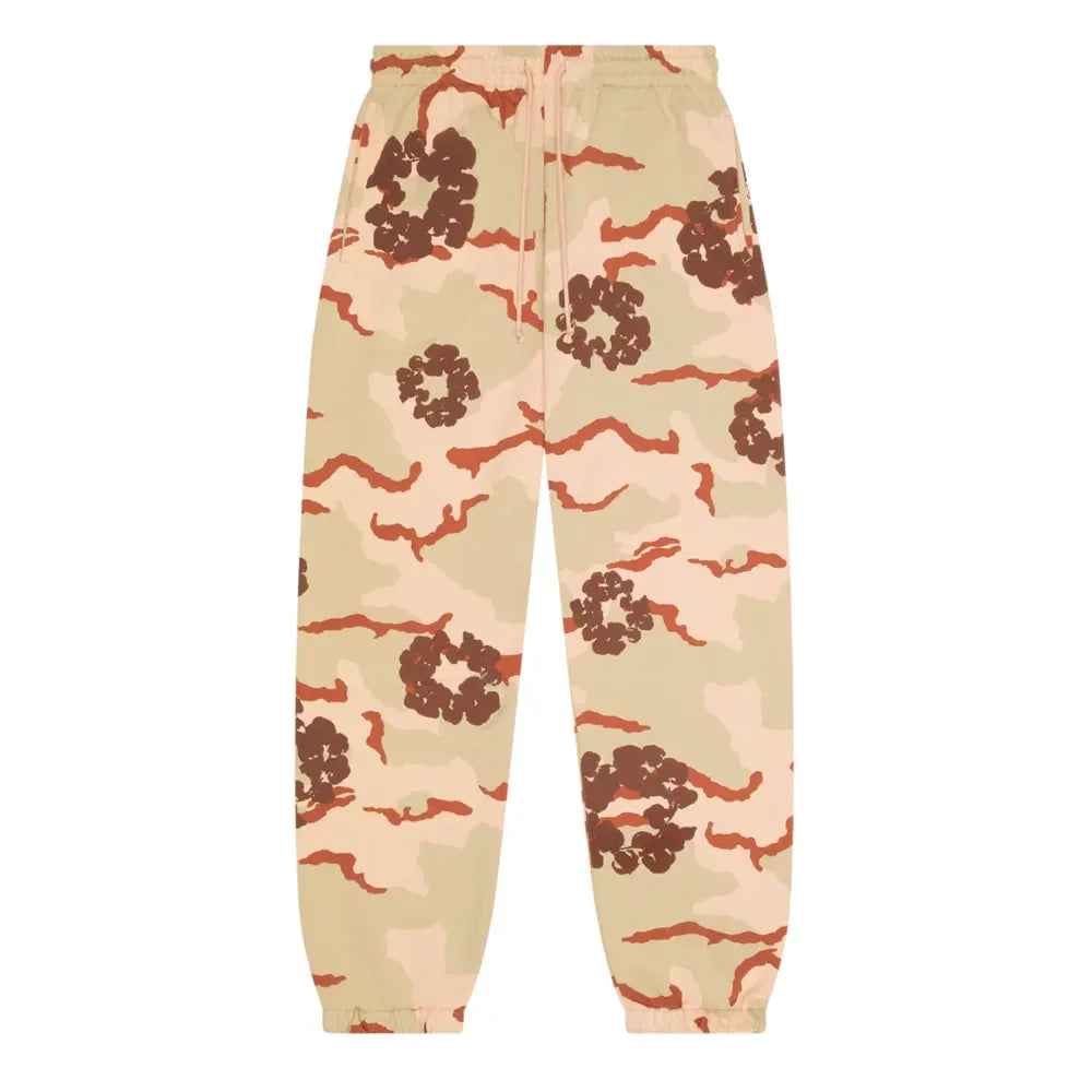 Denim Tears The Cotton Wreath Sweatpant Tan Camo