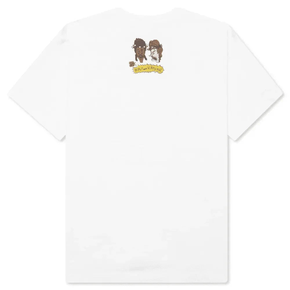 Saint Michael Holy and Virtuous T-Shirt White